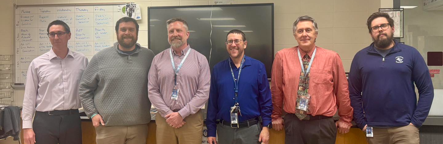 Manufacturing students at trade show