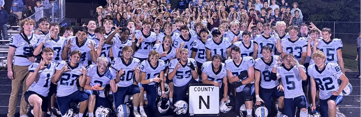 Football with County N Sign