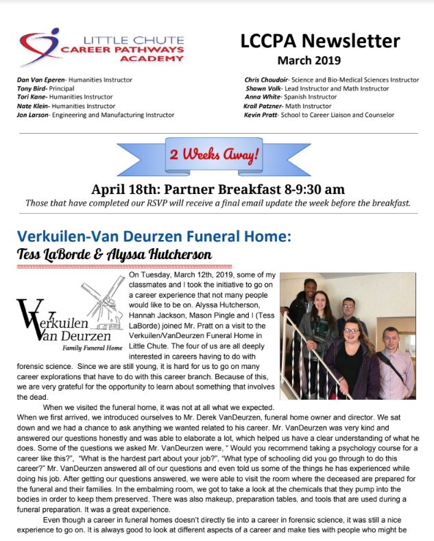 March Newsletter Image